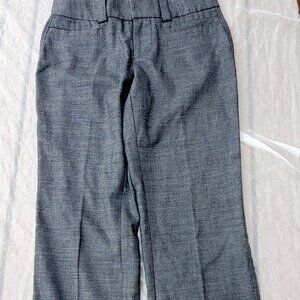 Grey wide leg trousers